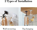 Adjustable Rotating Storage Hook – 360° Swivel + 180° Vertical Flip
