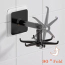 Adjustable Rotating Storage Hook – 360° Swivel + 180° Vertical Flip