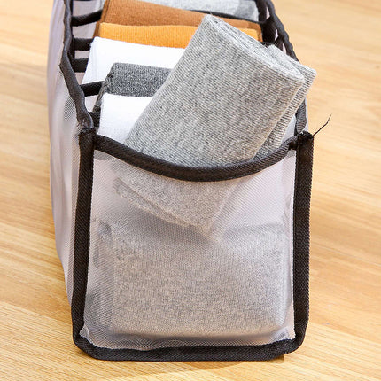 11-Grid Closet Drawer Organizer Box – Foldable Storage Divider for Clothes, Underwear, and Accessories