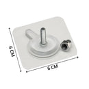 Adhesive Hooks – 4 Pcs Reusable Wall Hangers for Home & Kitchen