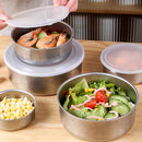 5 Pcs Stainless Steel Food Storage Box Set – Airtight, Leak-Proof Kitchen Containers