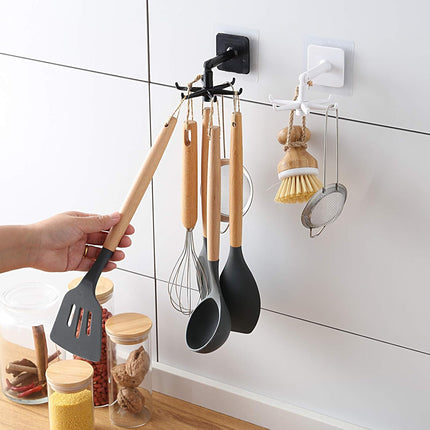 Adjustable Rotating Storage Hook – 360° Swivel + 180° Vertical Flip