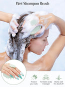 Silicone Scalp Massager Shampoo Brush – Exfoliating Hair Growth 1 PCS