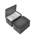 Full Cover 9-Grid Jeans Organizer – Foldable Clothes Storage Box for Wardrobe & Drawers