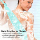 Soft Silicone Bath Belt Scrubber – Back & Body Exfoliating Brush for Men and Women