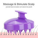 Silicone Scalp Massager Shampoo Brush – Exfoliating Hair Growth 1 PCS