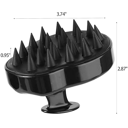 Silicone Scalp Massager Shampoo Brush – Exfoliating Hair Growth 1 PCS