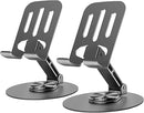 360° Adjustable Metal Phone Stand – Universal Non-Slip Desk Holder for Smartphones & Tablets