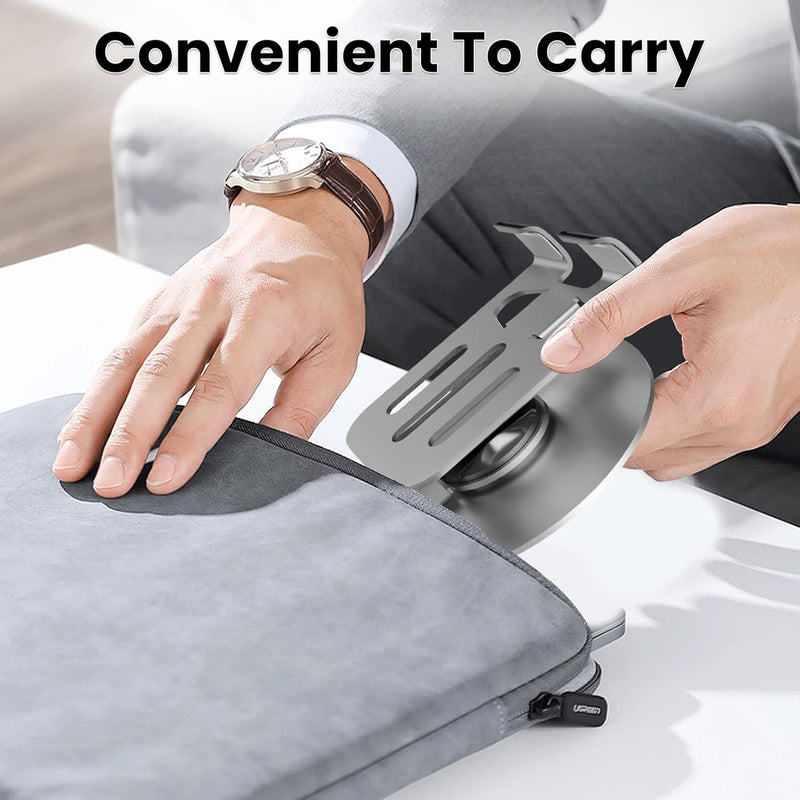 360° Adjustable Metal Phone Stand – Universal Non-Slip Desk Holder for Smartphones & Tablets