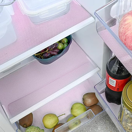 Washable Refrigerator Shelf Liners – Waterproof, Oilproof, Anti-Slip Mats for Fridge, Kitchen & Drawer Organization 1 PCS
