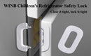 Refrigerator Child Safety Door Lock – Baby Proof Anti-Pinch Cabinet Latch