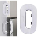 Refrigerator Child Safety Door Lock – Baby Proof Anti-Pinch Cabinet Latch