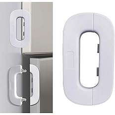 Refrigerator Child Safety Door Lock – Baby Proof Anti-Pinch Cabinet Latch