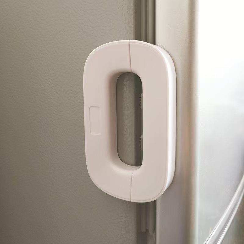 Refrigerator Child Safety Door Lock – Baby Proof Anti-Pinch Cabinet Latch