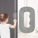 Refrigerator Child Safety Door Lock – Baby Proof Anti-Pinch Cabinet Latch