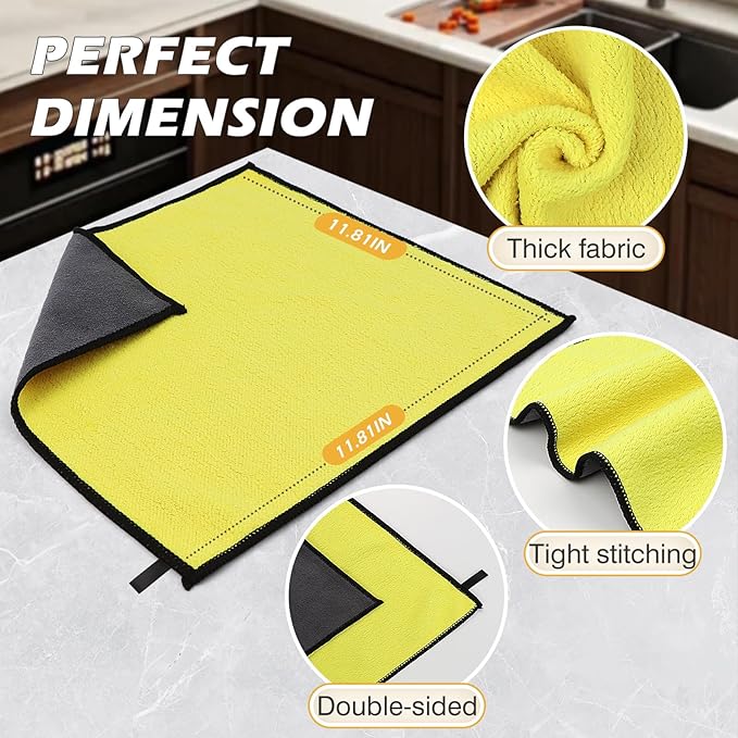 Soft Microfiber Towels – Lint-Free Car Detailing & Multipurpose Cleaning Cloths