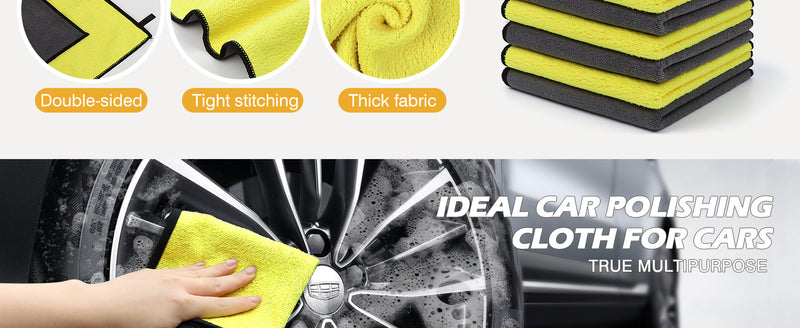 Soft Microfiber Towels – Lint-Free Car Detailing & Multipurpose Cleaning Cloths