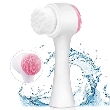 Facial Cleaning Brush 2-in-1 – Deep Pore Exfoliating & Makeup Wash Tool