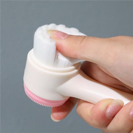 Facial Cleaning Brush 2-in-1 – Deep Pore Exfoliating & Makeup Wash Tool