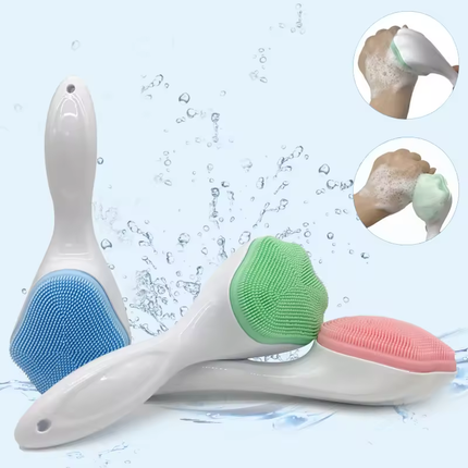 Soft Silicone Skin Scrubber – Facial Cleansing & Massage Tool