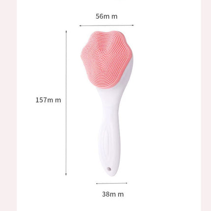 Soft Silicone Skin Scrubber – Facial Cleansing & Massage Tool