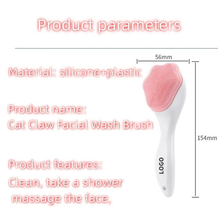 Soft Silicone Skin Scrubber – Facial Cleansing & Massage Tool