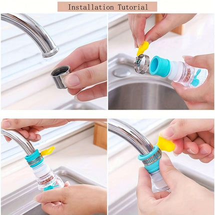 Kitchen Tap Water Filter Nozzle – Flexible Sink Shower Sprinkler