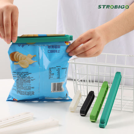 10PCS Multi-Purpose Plastic Clips – Food Bag Sealers for Snacks & Kitchen Storage