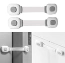 Child Safety Locks for Cabinets & Drawers – No-Drill Baby Proof Latches for Fridge, Toilet, Oven & Furniture