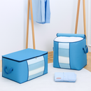 Winter Blanket & Clothes Storage Organizer – Foldable Wardrobe Bag with Zipper Cover for Seasonal Storage