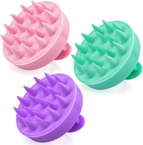 Silicone Scalp Massager Shampoo Brush – Exfoliating Hair Growth 1 PCS