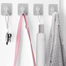 4 Pcs Adhesive Wall Hooks – Strong Duty Hooks for Home & Kitchen