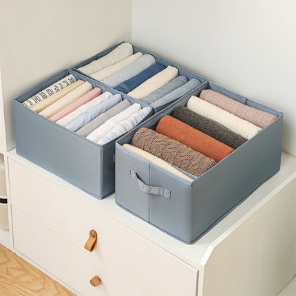 Clothes Storage Organizer – 9-Grid Foldable Box for Closet & Drawers