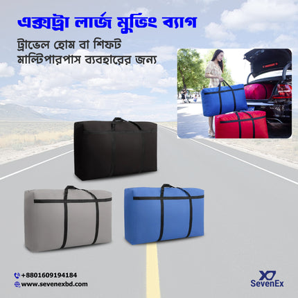 Extra Large Moving Bags – Strong Zippers & Reinforced Handles