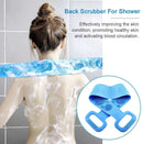 Soft Silicone Bath Belt Scrubber – Back & Body Exfoliating Brush for Men and Women