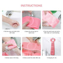 Soft Silicone Bath Belt Scrubber – Back & Body Exfoliating Brush for Men and Women