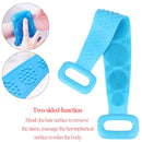Soft Silicone Bath Belt Scrubber – Back & Body Exfoliating Brush for Men and Women