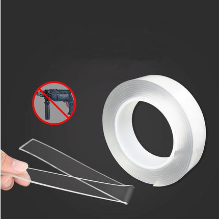 Nano Magic Double-Sided Adhesive Tape – 1M x 3CM Premium Transparent Gel Grip