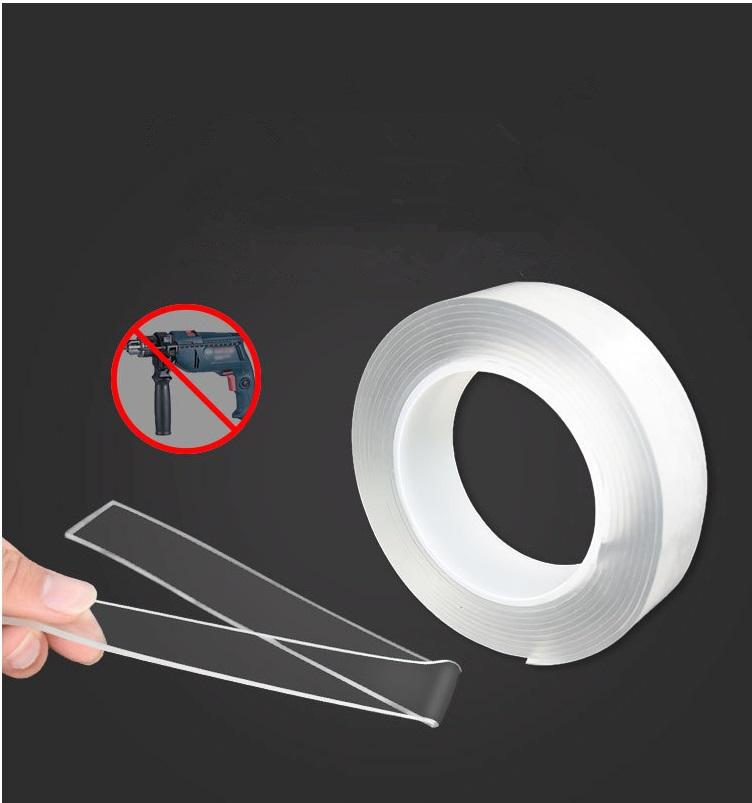 Nano Magic Double-Sided Adhesive Tape – 1M x 3CM Premium Transparent Gel Grip