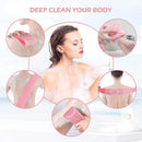 Soft Silicone Bath Belt Scrubber – Back & Body Exfoliating Brush for Men and Women