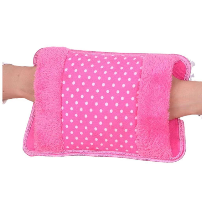 Soft Velvet Electric Hot Water Bag – Rechargeable Pain Relief Heating Pad