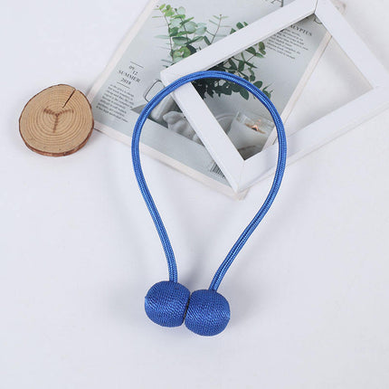 1 PCS Magnetic Curtain Tiebacks – 1 Pair Decorative Rope Holders for Home & Office Drapes