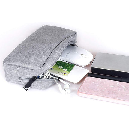 Travel Electronics Organizer Bag – Hard Drive, USB & Cable Storage Case