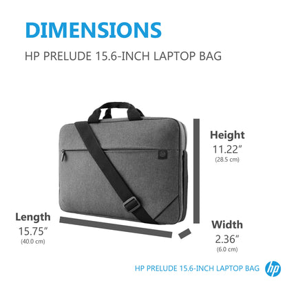 HP Prelude 15.6" Laptop Sleeve Bag – Water-Resistant Travel Carry Case