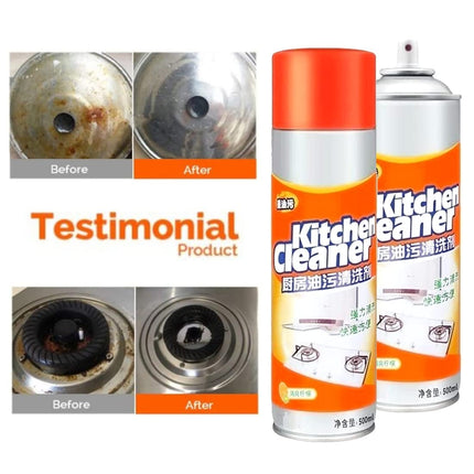 Kitchen Foam Cleaner – All-in-One Spray for Stove, Chimney, Gas Burner & Stainless Steel Surfaces