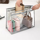 Closet Hanging Purse Organizer – XL Transparent Bag with Dustproof Cover