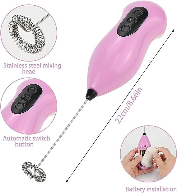 Electric Mini Mixer – Handheld Milk Frother for Coffee, Juice & Beverages