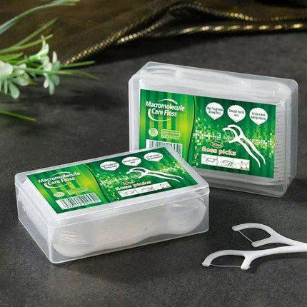 Premium Dental Floss Sticks (50 Pack)