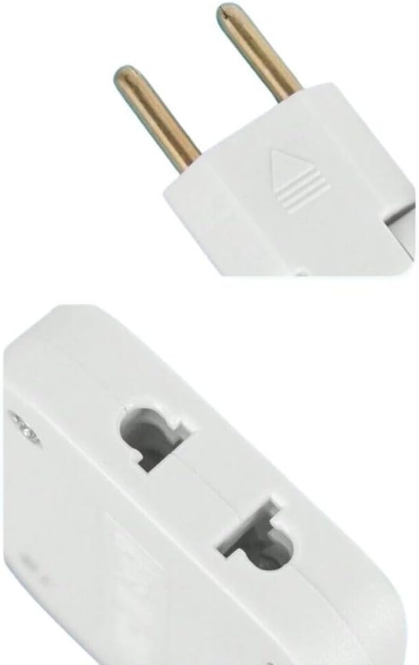 3-in-1 Rotatable Plug Adapter –180° Swivel Multi-Port Power Hub for Travel & Office