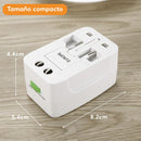 Universal International Plug Adapter-Compact All-in-One Charger for US, UK, EU, and AU